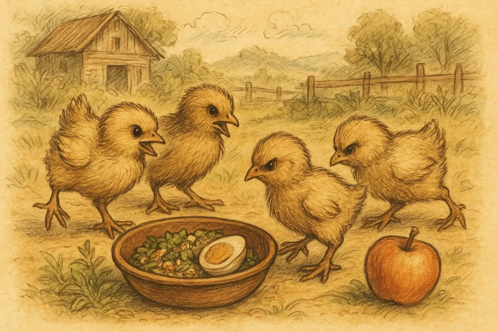 Čím krmit kuřátka, aby dobře rostla: praktický průvodce pro začátečníky